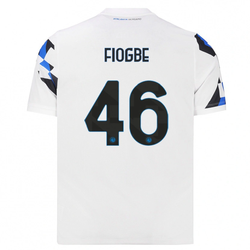 Danxen Niño Camiseta Candas Fiogbe #46 Blanco Rojo Azul 2ª Equipación 2026/27 La Camisa México