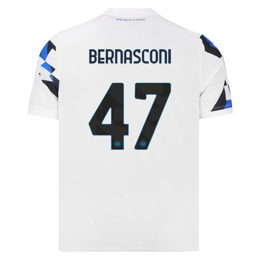 Danxen Niño Camiseta Lorenzo Bernasconi #47 Blanco Rojo Azul 2ª Equipación 2026/27 La Camisa México