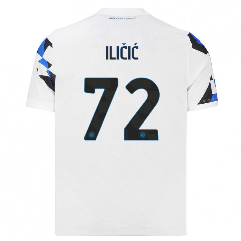 Danxen Niño Camiseta Josip Ilicic #72 Blanco Rojo Azul 2ª Equipación 2026/27 La Camisa México