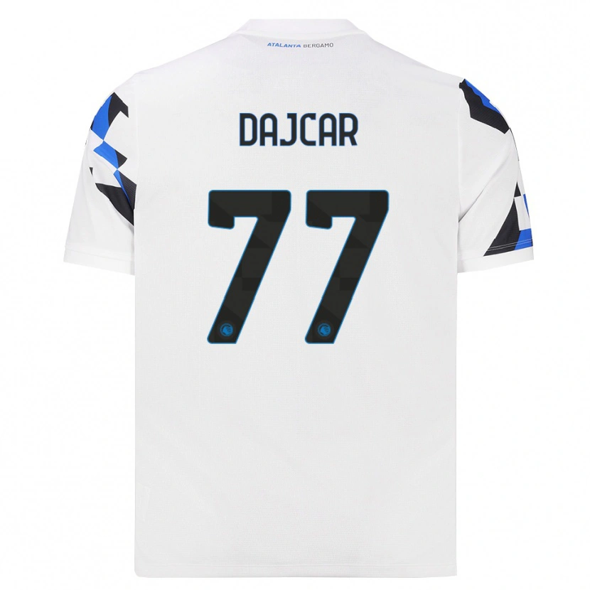 Danxen Niño Camiseta Matevz Dajcar #77 Blanco Rojo Azul 2ª Equipación 2026/27 La Camisa México