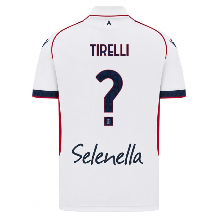 Danxen Niño Camiseta Manuel Tirelli #0 Blanco Rojo Azul Real 2ª Equipación 2026/27 La Camisa México