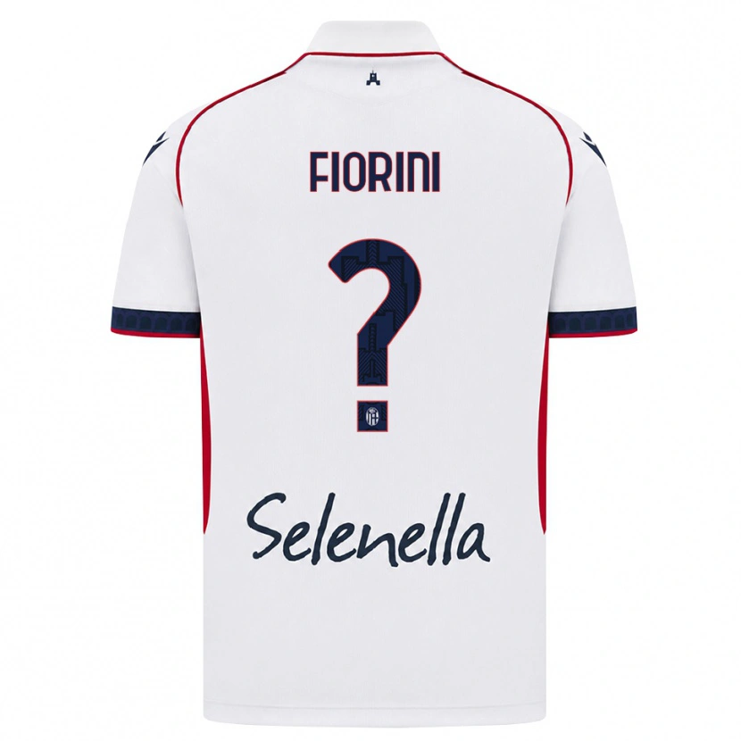 Danxen Niño Camiseta Mattia Fiorini #0 Blanco Rojo Azul Real 2ª Equipación 2026/27 La Camisa México