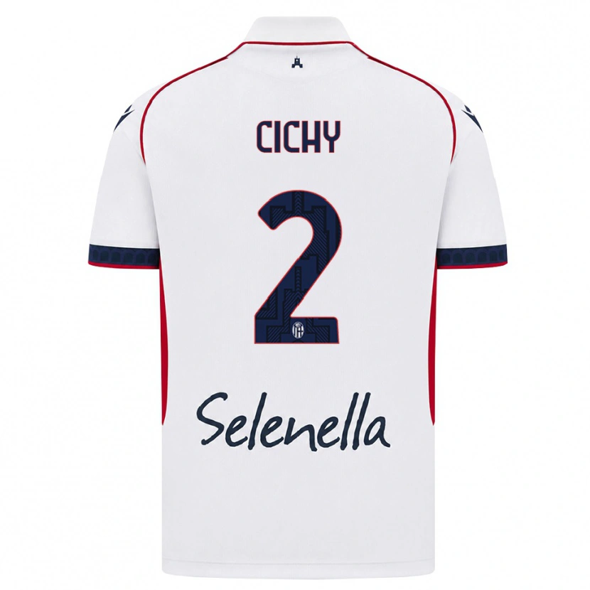 Danxen Niño Camiseta Natan Cichy #2 Blanco Rojo Azul Real 2ª Equipación 2026/27 La Camisa México