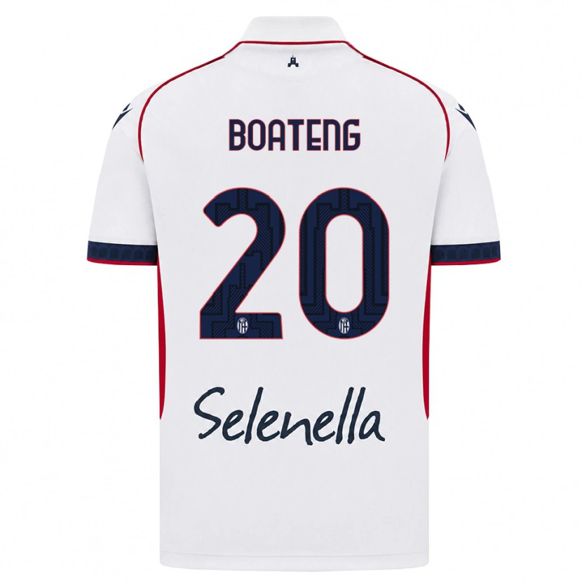 Danxen Niño Camiseta Michael Boateng #20 Blanco Rojo Azul Real 2ª Equipación 2026/27 La Camisa México