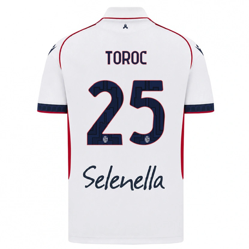 Danxen Niño Camiseta Andrei Toroc #25 Blanco Rojo Azul Real 2ª Equipación 2026/27 La Camisa México