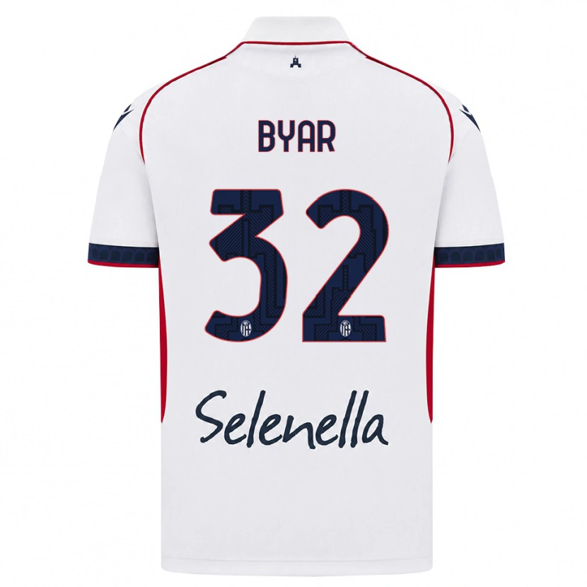 Danxen Niño Camiseta Naïm Byar #32 Blanco Rojo Azul Real 2ª Equipación 2026/27 La Camisa México