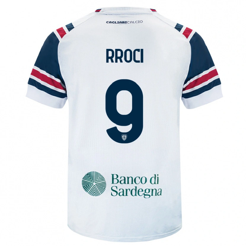 Danxen Niño Camiseta Kevin Rroci #9 Blanco Rojo Verde 2ª Equipación 2026/27 La Camisa México
