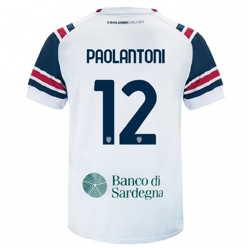 Danxen Niño Camiseta Davide Paolantoni #12 Blanco Rojo Verde 2ª Equipación 2026/27 La Camisa México
