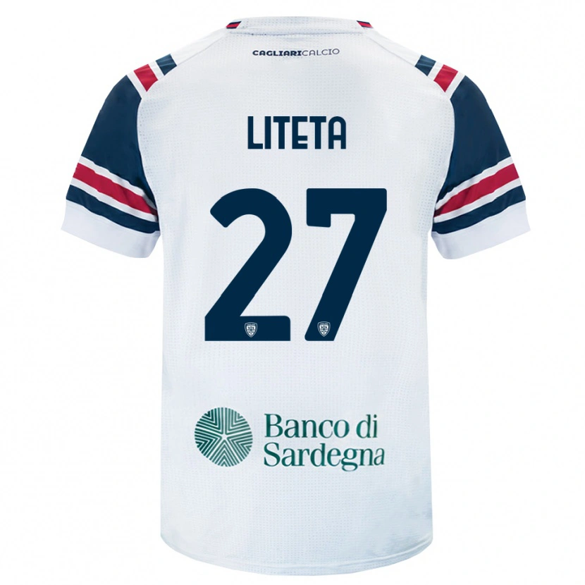 Danxen Niño Camiseta Joseph Liteta #27 Blanco Rojo Verde 2ª Equipación 2026/27 La Camisa México