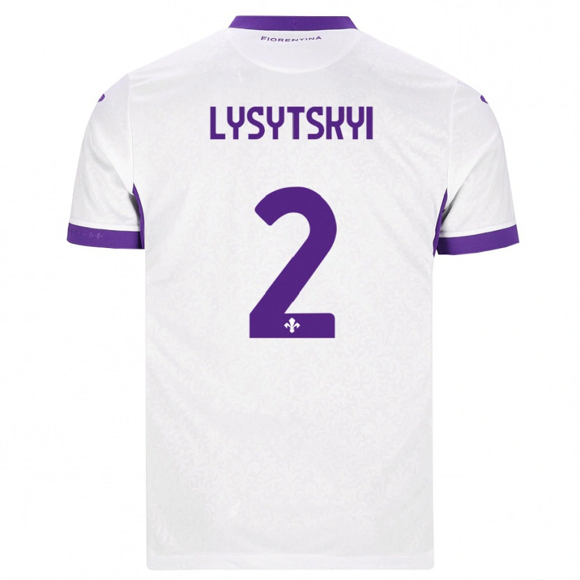 Danxen Niño Camiseta Andriy Lysytskyi #2 Blanco Morado 2ª Equipación 2026/27 La Camisa México