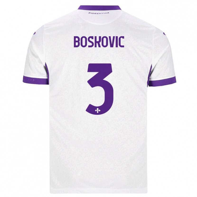 Danxen Niño Camiseta Matko Boskovic #3 Blanco Morado 2ª Equipación 2026/27 La Camisa México