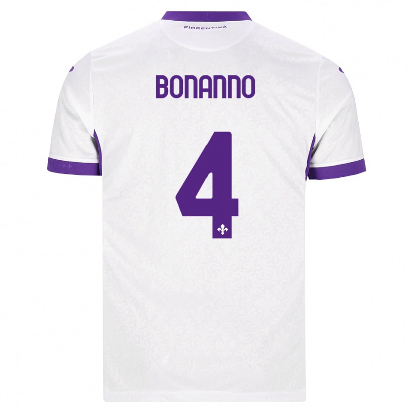 Danxen Niño Camiseta Piergiorgio Bonanno #4 Blanco Morado 2ª Equipación 2026/27 La Camisa México