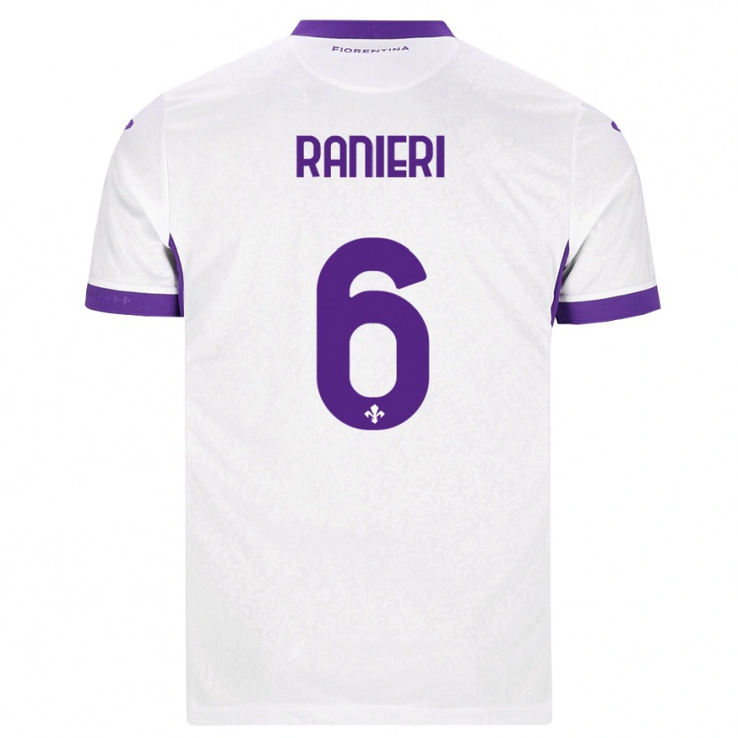 Danxen Niño Camiseta Luca Ranieri #6 Blanco Morado 2ª Equipación 2026/27 La Camisa México