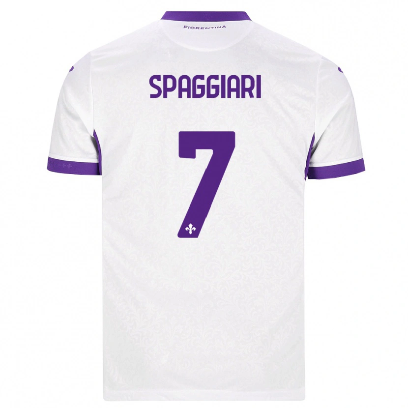 Danxen Niño Camiseta Riccardo Spaggiari #7 Blanco Morado 2ª Equipación 2026/27 La Camisa México