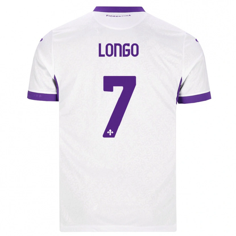 Danxen Niño Camiseta Miriam Longo #7 Blanco Morado 2ª Equipación 2026/27 La Camisa México
