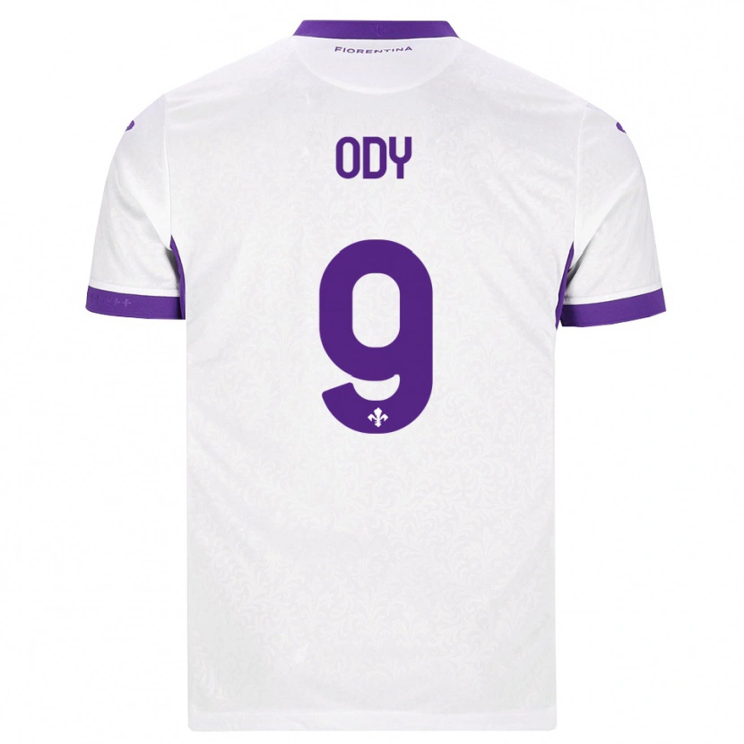 Danxen Niño Camiseta Edwin Ody #9 Blanco Morado 2ª Equipación 2026/27 La Camisa México