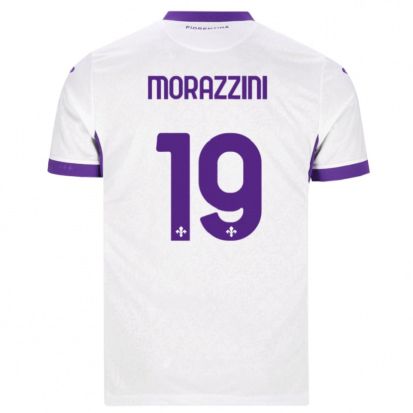 Danxen Niño Camiseta Luigi Morazzini #19 Blanco Morado 2ª Equipación 2026/27 La Camisa México