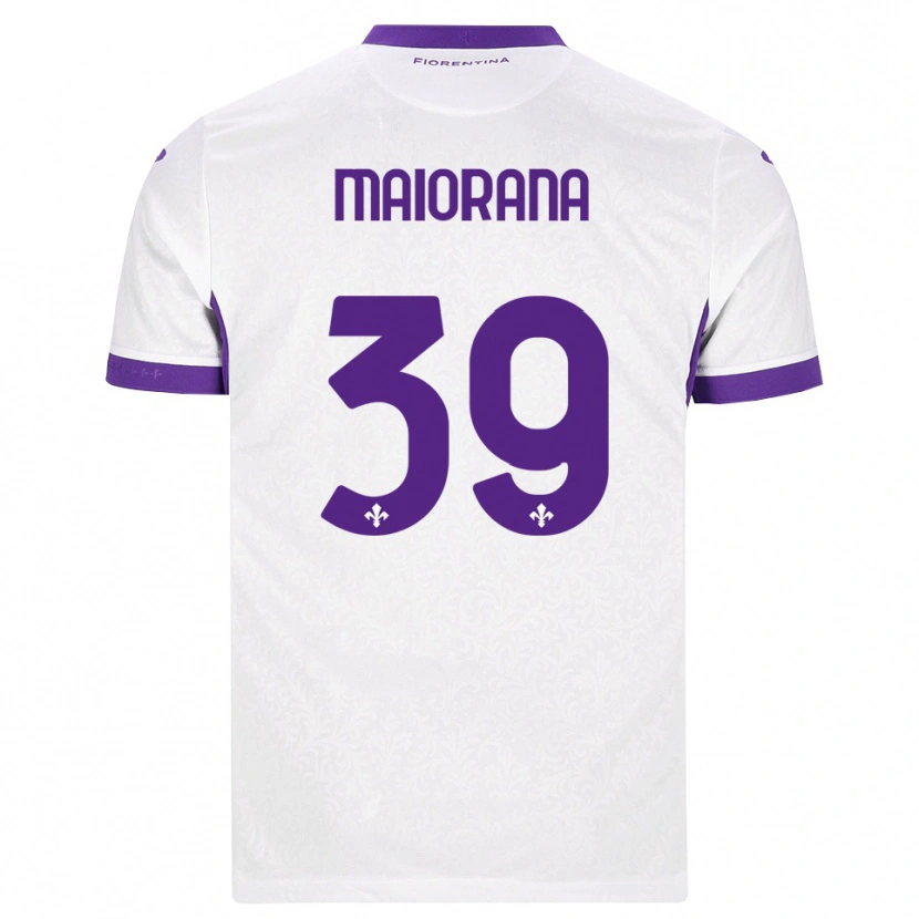Danxen Niño Camiseta Stefano Maiorana #39 Blanco Morado 2ª Equipación 2026/27 La Camisa México