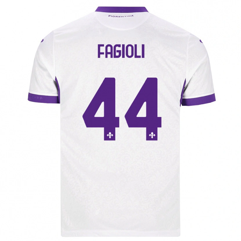 Danxen Niño Camiseta Nicolò Fagioli #44 Blanco Morado 2ª Equipación 2026/27 La Camisa México