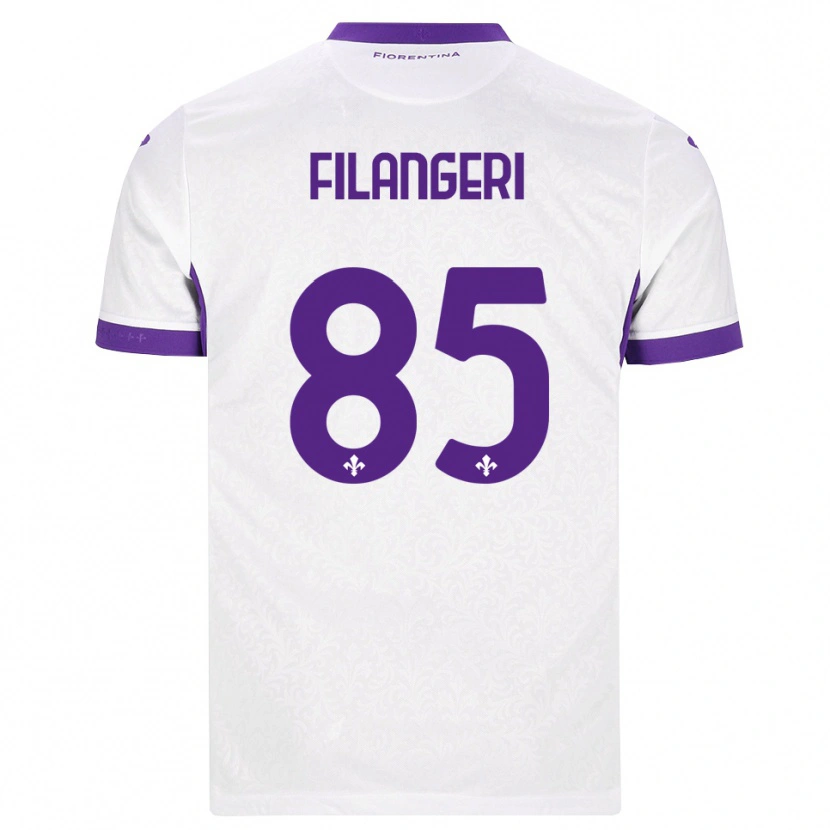 Danxen Niño Camiseta Maria Luisa Filangeri #85 Blanco Morado 2ª Equipación 2026/27 La Camisa México