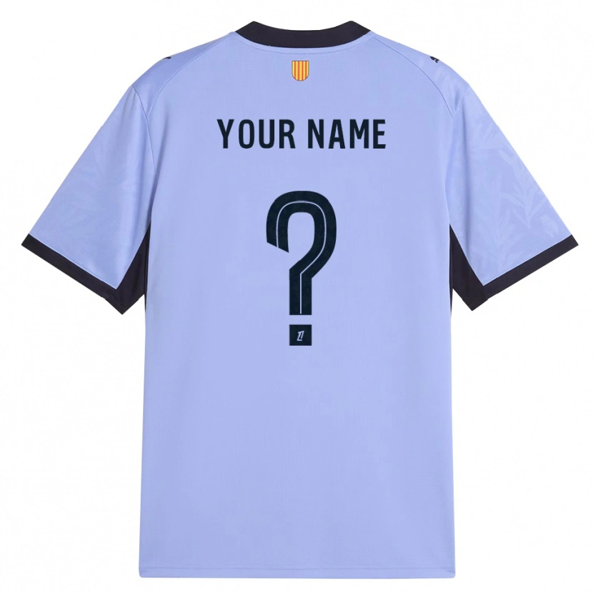 Danxen Niño Camiseta Su Nombre #0 Lavanda Negro Equipación Tercera 2026/27 La Camisa México