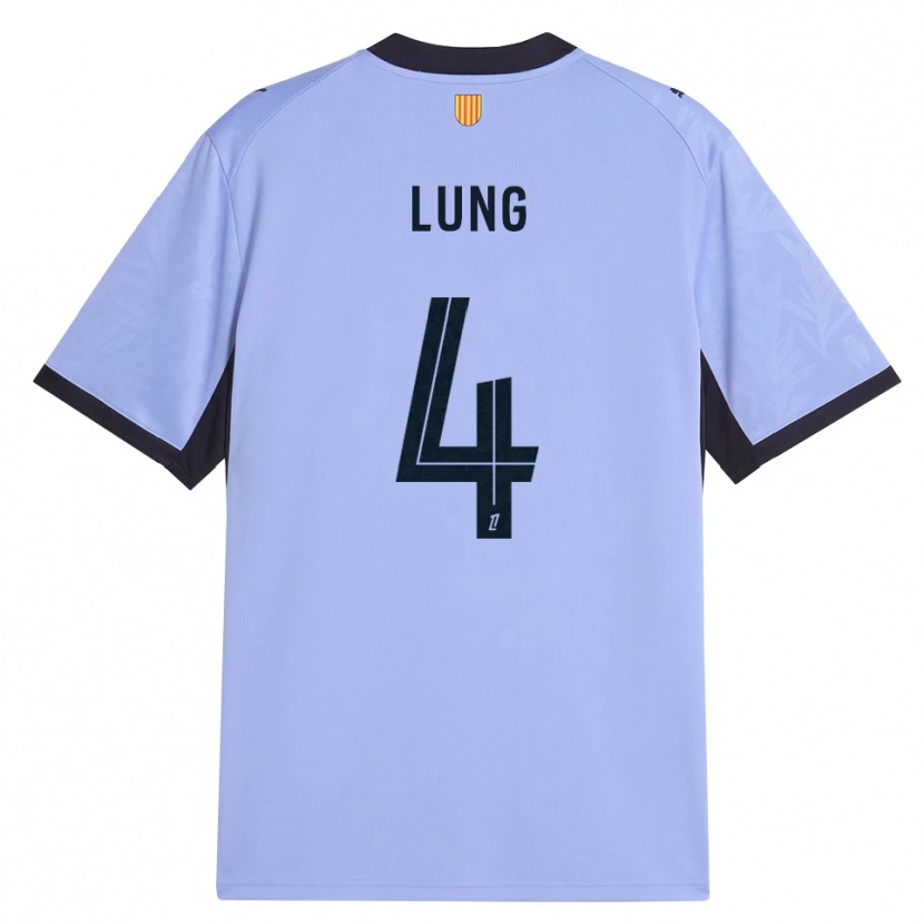 Danxen Niño Camiseta Sacha Lung #4 Lavanda Negro Equipación Tercera 2026/27 La Camisa México