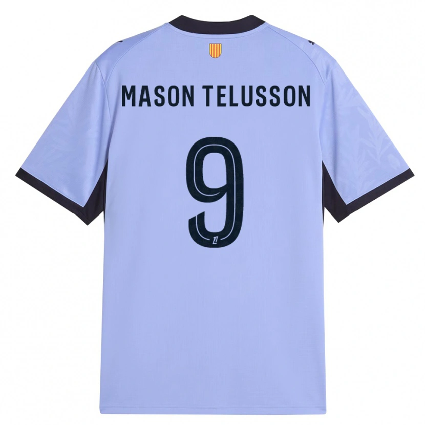 Danxen Niño Camiseta Jah-Mason Telusson #9 Lavanda Negro Equipación Tercera 2026/27 La Camisa México