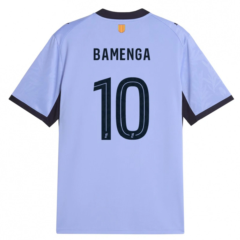 Danxen Niño Camiseta Naomie Bamenga #10 Lavanda Negro Equipación Tercera 2026/27 La Camisa México