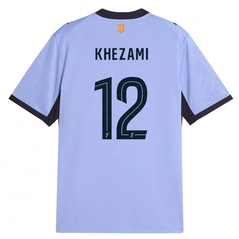 Danxen Niño Camiseta Roselène Khezami #12 Lavanda Negro Equipación Tercera 2026/27 La Camisa México