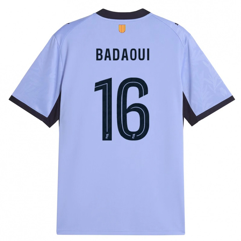 Danxen Niño Camiseta Yassine Badaoui #16 Lavanda Negro Equipación Tercera 2026/27 La Camisa México