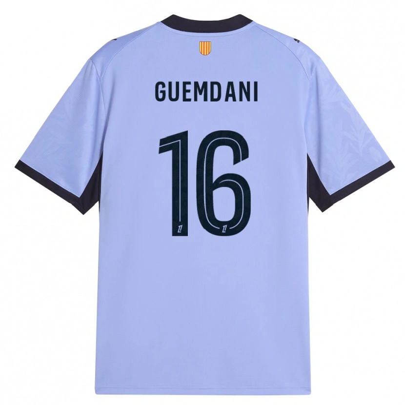Danxen Niño Camiseta Ivan Guemdani #16 Lavanda Negro Equipación Tercera 2026/27 La Camisa México
