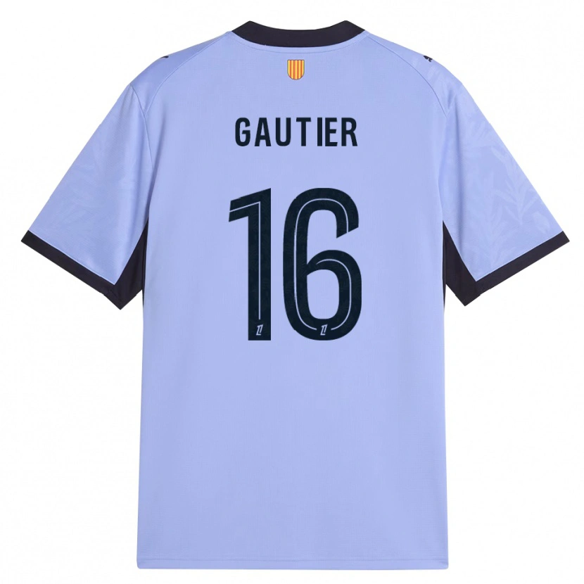 Danxen Niño Camiseta Elisa Gautier #16 Lavanda Negro Equipación Tercera 2026/27 La Camisa México
