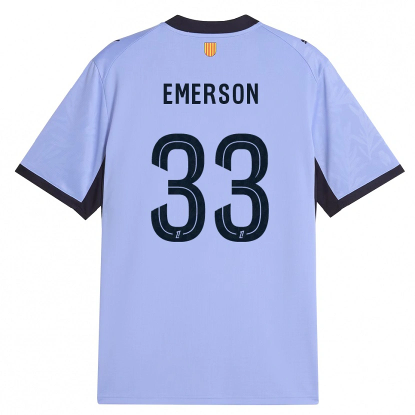 Danxen Niño Camiseta Emerson Palmieri Dos Santos #33 Lavanda Negro Equipación Tercera 2026/27 La Camisa México