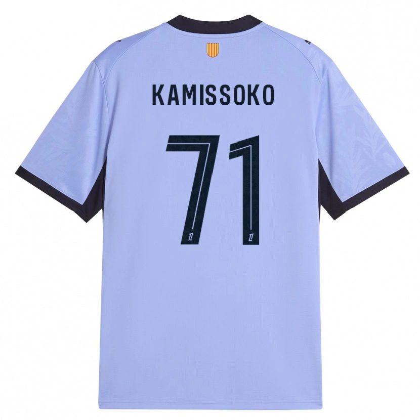 Danxen Niño Camiseta Nouhoum Kamissoko #71 Lavanda Negro Equipación Tercera 2026/27 La Camisa México
