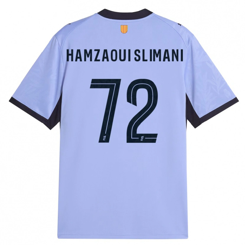 Danxen Niño Camiseta Hilan Hamzaoui Slimani #72 Lavanda Negro Equipación Tercera 2026/27 La Camisa México
