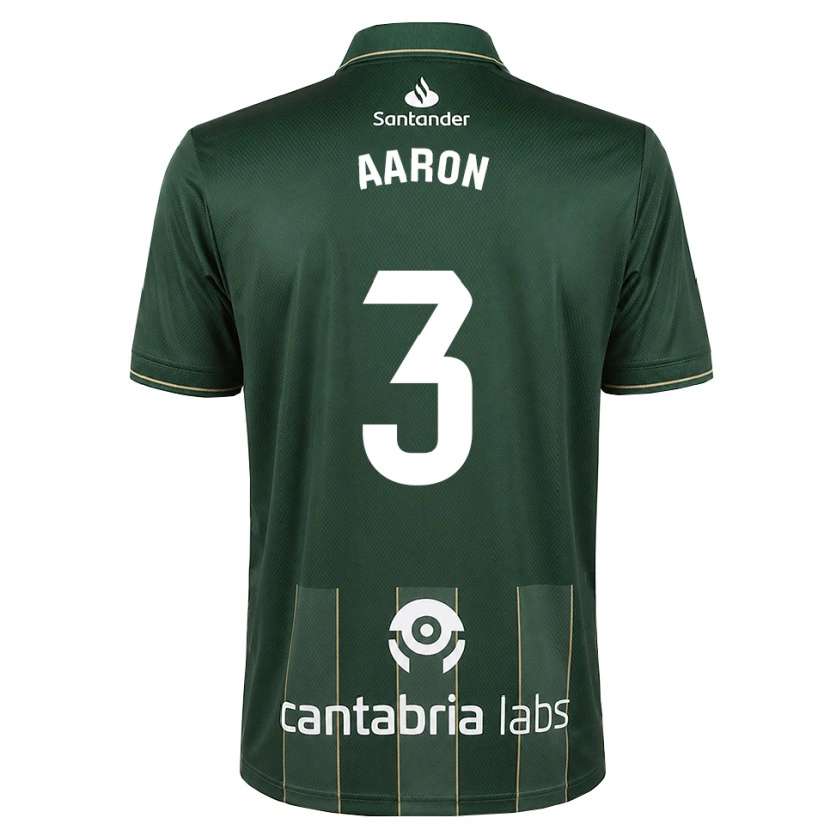 Danxen Niño Camiseta Aarón Martín #3 Gris Pizarra Oscuro Blanco 2ª Equipación 2026/27 La Camisa México