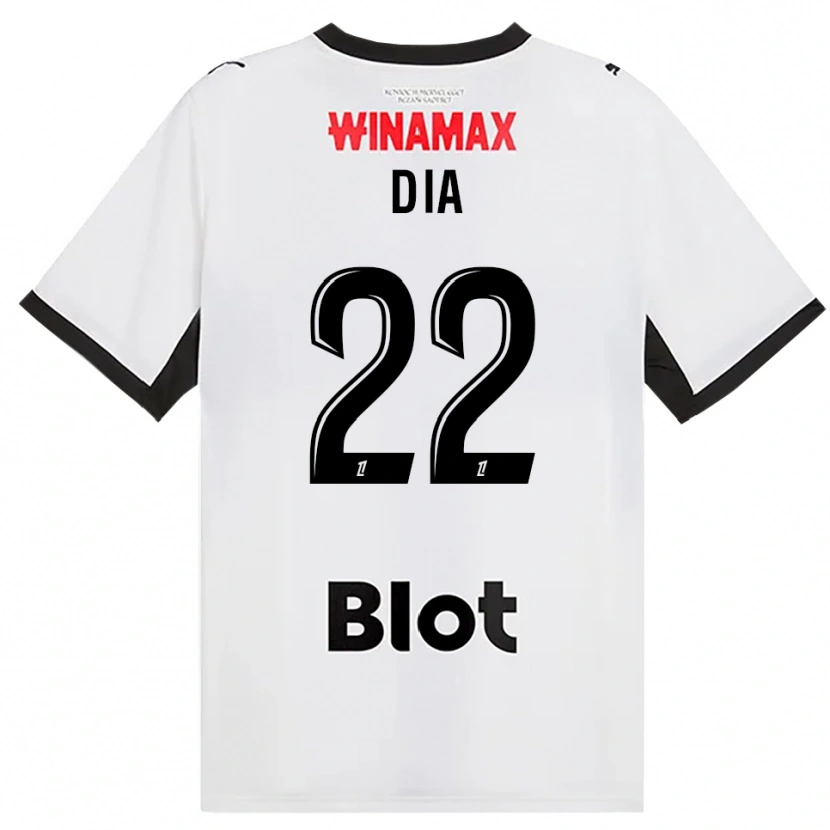 Danxen Niño Camiseta Boulaye Dia #22 Negro Blanco Rojo 2ª Equipación 2026/27 La Camisa México