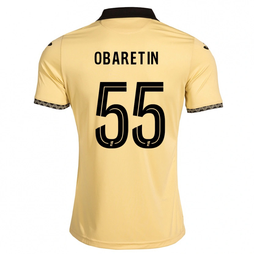 Danxen Niño Camiseta Nosa Edward Obaretin #55 Blanco Navajo Negro 2ª Equipación 2026/27 La Camisa México