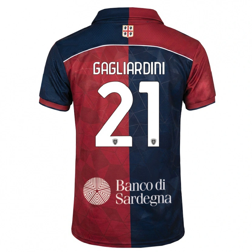 Danxen Niño Camiseta Roberto Gagliardini #21 Burdeos Azul Real 1ª Equipación 2026/27 La Camisa México