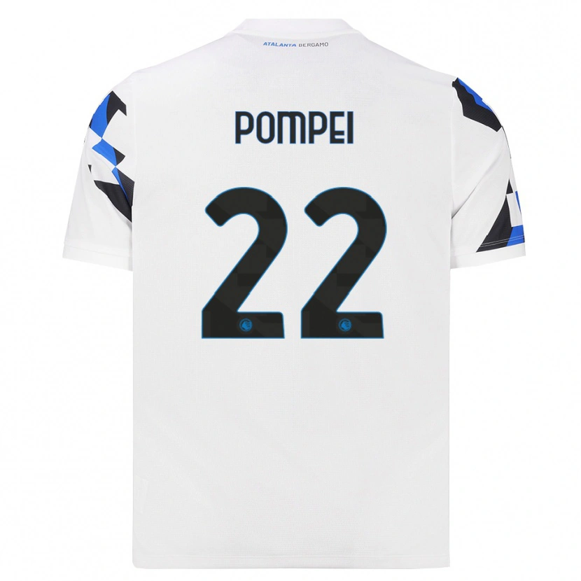 Danxen Niño Camiseta Thomas Pompei #22 Blanco Rojo Azul 2ª Equipación 2026/27 La Camisa México