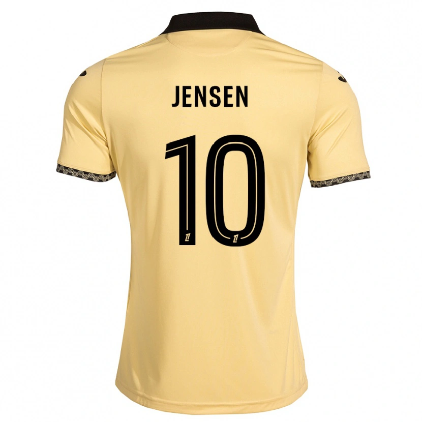 Danxen Hombre Camiseta Isak Jensen #10 Blanco Navajo Negro 2ª Equipación 2026/27 La Camisa México