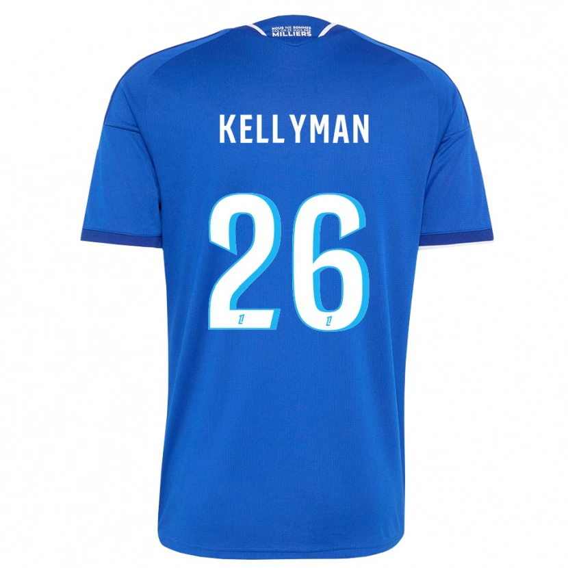Danxen Hombre Camiseta Omari Kellyman #26 Azul Real Blanco 1ª Equipación 2026/27 La Camisa México