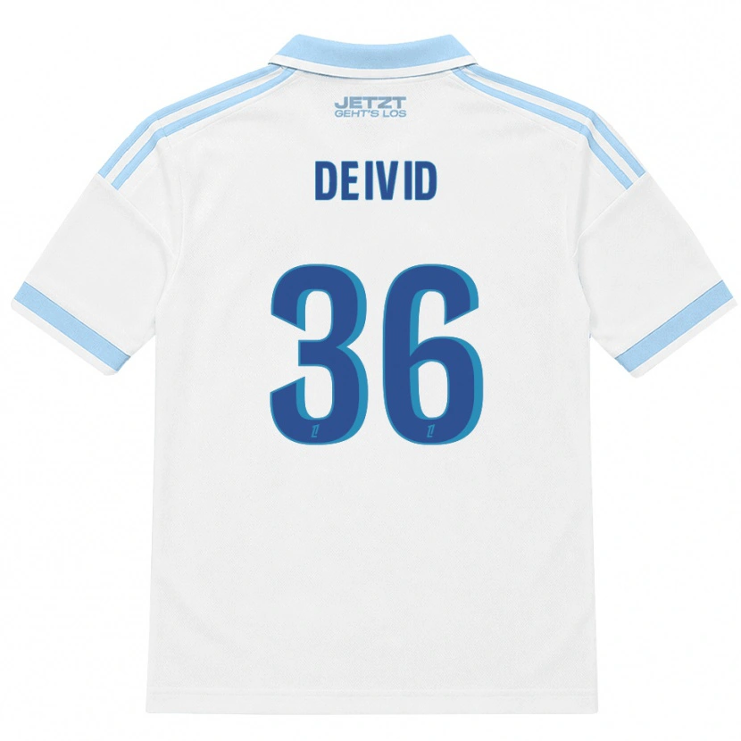 Danxen Hombre Camiseta Deivid Washington #36 Azul Cielo Claro Blanco Rojo 2ª Equipación 2026/27 La Camisa México