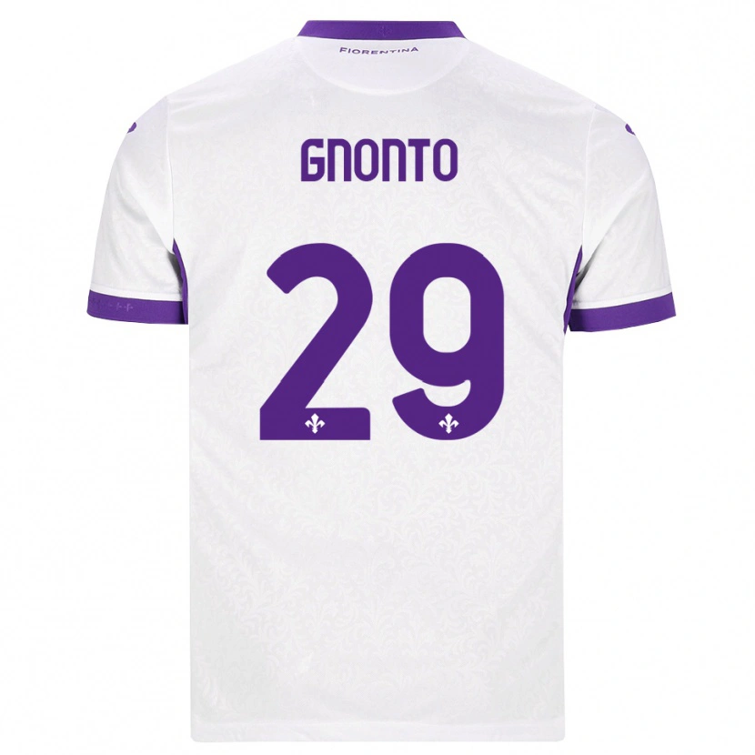 Danxen Hombre Camiseta Wilfried Gnonto #29 Blanco Morado 2ª Equipación 2026/27 La Camisa México