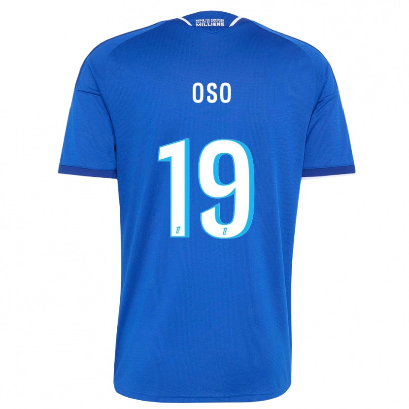 Danxen Hombre Camiseta Oso #19 Azul Real Blanco 1ª Equipación 2026/27 La Camisa México