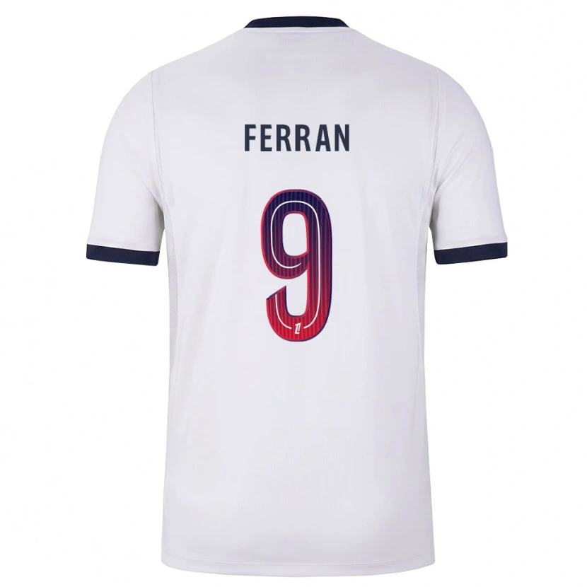 Danxen Hombre Camiseta Ferran Torres #9 Blanco Negro Rojo 2ª Equipación 2026/27 La Camisa México