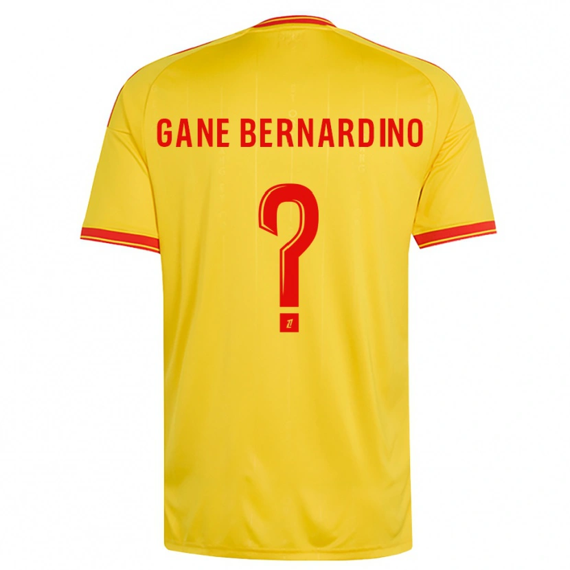 Danxen Hombre Camiseta Nathanaël Gane Bernardino #0 Oro Naranja Rojo 1ª Equipación 2026/27 La Camisa México