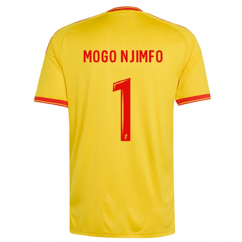 Danxen Hombre Camiseta Arthur Mogo Njimfo #1 Oro Naranja Rojo 1ª Equipación 2026/27 La Camisa México