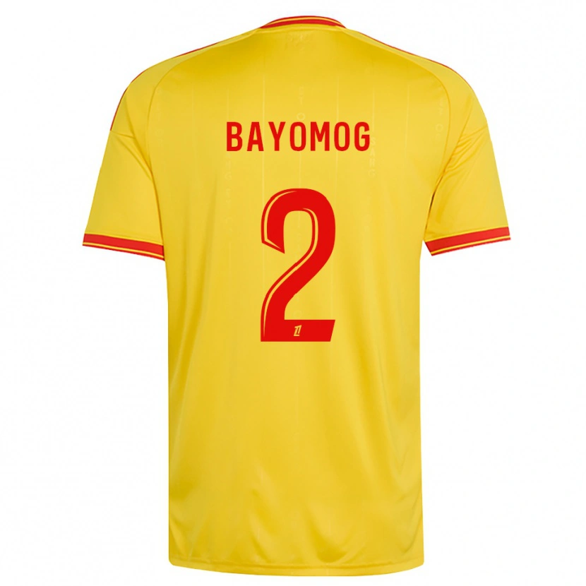 Danxen Hombre Camiseta Hugo Bayomog #2 Oro Naranja Rojo 1ª Equipación 2026/27 La Camisa México
