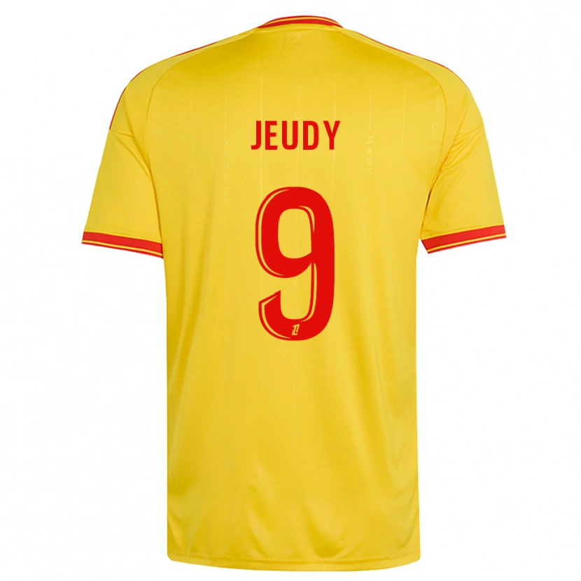 Danxen Hombre Camiseta Sherly Jeudy #9 Oro Naranja Rojo 1ª Equipación 2026/27 La Camisa México